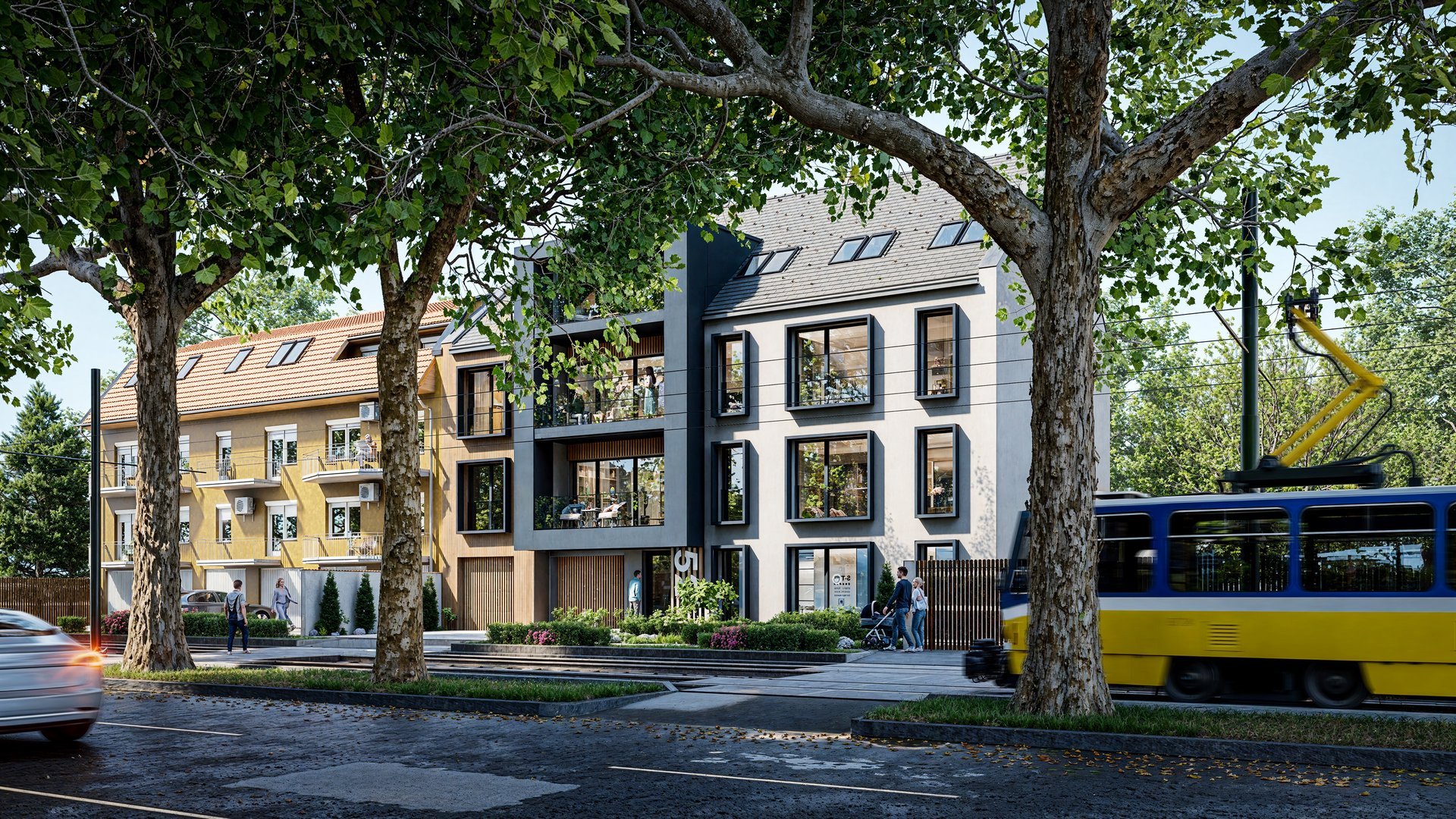 Szeged - József Attila sugárúti társasház